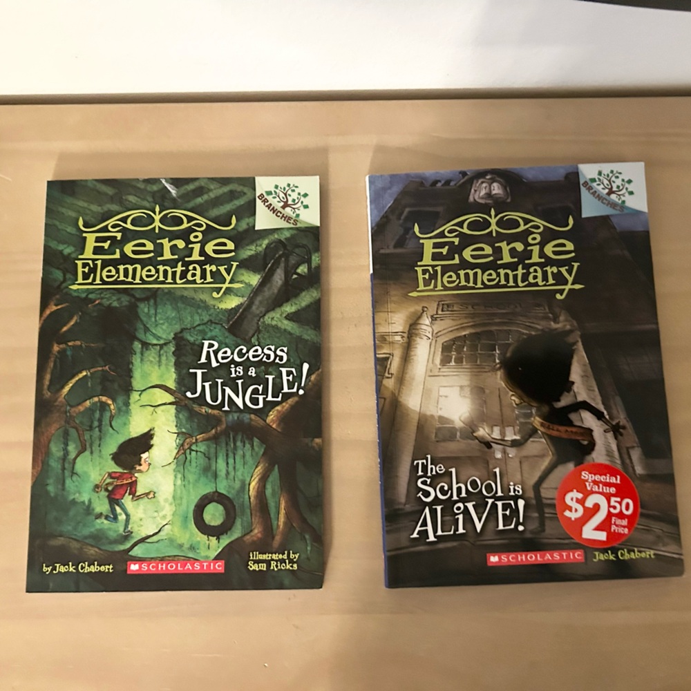 Eerie Elementary Scholastic Book Set of 2